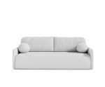 Schlafcouch mit Schlaffunktion und Bettkasten, 3-Sitzer-Sofa, Rückenkissen, TRIVIO K12