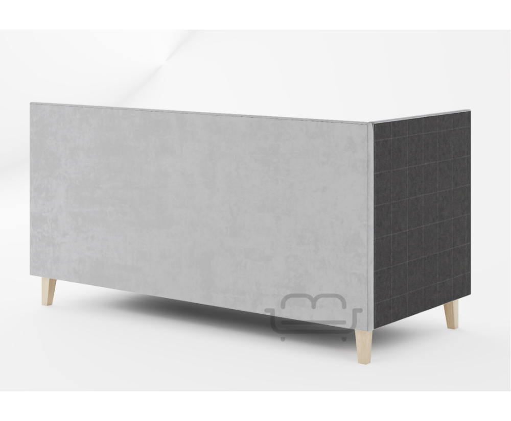 Aufpreis für Stoff an der Rückseite der Seitenblende, betrifft Einzelbetten, Eckbetten