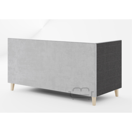 Aufpreis für Stoff an der Rückseite der Seitenblende, betrifft Einzelbetten, Eckbetten