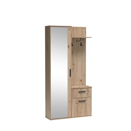 Garderoben-Set, Garderobe mit Spiegel, Artisan, LUX