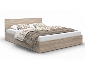 Doppelbett, Ehebett 140x200 cm mit Lattenrost, Sonoma Eiche, MONAKO