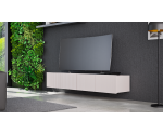 Fernsehschrank 100 cm, gefräste Fronten, TV Möbel cashmere, KOLDER