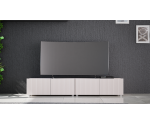 Fernsehschrank 100 cm, gefräste Fronten, TV Möbel cashmere, KOLDER