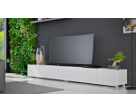 TV Lowboard 150 cm, gefräste Fronten, weiß, KOLDER