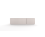 TV Schrank 150 cm, gefräste Fronten, cashmere, KOLDER