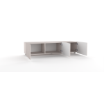 TV Schrank 150 cm, gefräste Fronten, cashmere, KOLDER