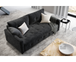 Schlafcouch, Couch ausziehbar, 3-Sitzer-Sofa mit Schlaffunktion und Bettkasten, silberne Füße, Farbvarianten, MOLI Schlafcouch, Couch ausziehbar, 3-Sitzer-Sofa mit Schlaffunktion und Bettkasten, silberne Füße, Farbvarianten, MOLI