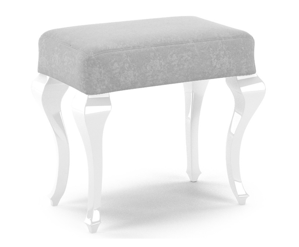 Eleganter Sitzhocker für ein Esszimmer, für Schminktisch, Farbvarianten, MERSO S06