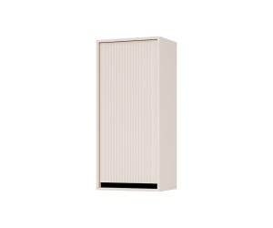 Hängeschrank, Lamellen-Fronten, sandbeige, ASTIR