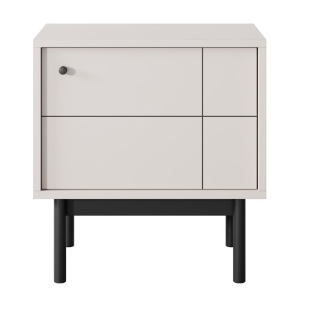 Nachttisch, gefräste Front, Kaschmir, PAXOS 54