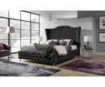 Polsterbett Doppelbett, Ehebett im Barockstil, Ziersteppung CHESTERFIELD, LORD