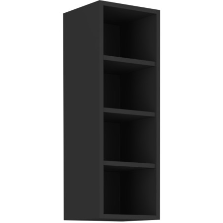 NORIS 30 G-90 OTW Küchenhängeschrank, Hängeregal, schwarz matt