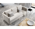 VALIO 3-Sitzer-Sofa mit Schlaffunktion und Bettkasten, auf Füßen, Stoff wasserabweisend