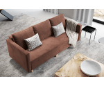VALIO 3-Sitzer-Sofa mit Schlaffunktion und Bettkasten, auf Füßen, Stoff wasserabweisend