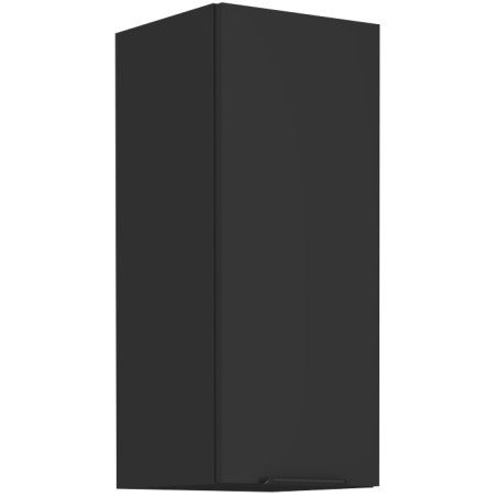 NORIS 30 G-72 1F Küchenhängeschrank, Hängeschrank schwarz matt / schwarz matt