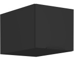 NORIS 40 NAGU-36 1F Küchenhängeschrank, Hängeschrank schwarz matt / schwarz matt