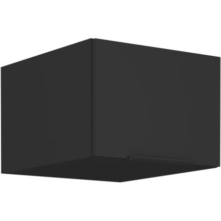 NORIS 50 NAGU-36 1F Küchenhängeschrank, Hängeschrank schwarz matt / schwarz matt