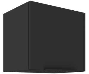 NORIS 40 GU-36 1F Küchenhängeschrank, Hängeschrank schwarz matt / schwarz matt