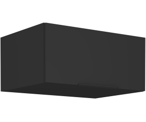 NORIS 80 NAGU-36 1F Küchenhängeschrank, Hängeschrank schwarz matt / schwarz matt