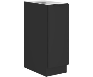 NORIS 30 D CARGO BB Küchenunterschrank, Unterschrank CARGO, schwarz matt / schwarz matt