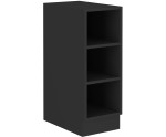 VELO 30 D OTW BB Küchenunterschrank, Regal, schwarz matt