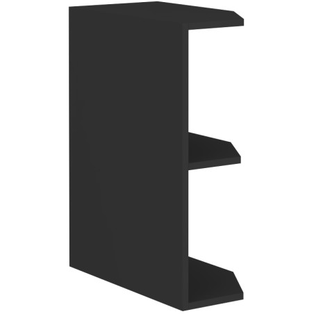 VELO 30 D ZAK BB Küchenunterschrank, Seitenregal, schwarz matt