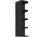 VELO 30 G-90 ZAK Küchenhängeschrank, Hängeregal, Seitenregal, schwarz matt
