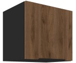 VELO 40 GU-36 1F Küchenhängeschrank, schwarz matt / Nussbaum Okapi