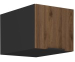VELO 40 NAGU-36 1F Küchenhängeschrank, schwarz matt / Nussbaum Okapi
