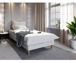 Hotelbett, Einzelbett 80x200 cm, mit Bonellfederkernmatratze, FREZJA M2