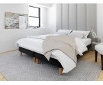 Hotelbett, Einzelbett 80x200 cm, mit Bonellfederkernmatratze, FREZJA M2