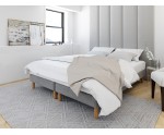 Hotelbett, Einzelbett 80x200 cm, mit Bonellfederkernmatratze, FREZJA M2