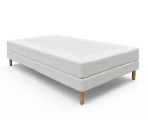 Hotelbett, Einzelbett 90x200 cm, mit Bonellfederkernmatratze, FREZJA M2