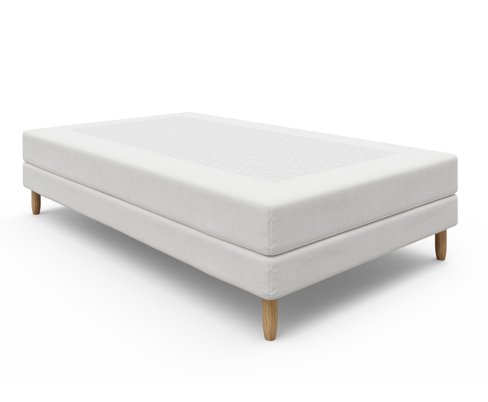 Hotelbett, Einzelbett 90x200 cm, mit Bonellfederkernmatratze, FREZJA M2