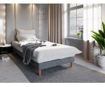 Hotelbett, Einzelbett 90x200 cm, mit Bonellfederkernmatratze, FREZJA M2