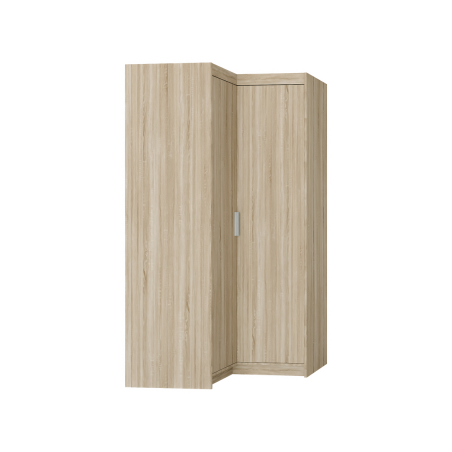 Eckschrank 2-türig, Kleiderschrank, Eiche Sonoma, SELENA