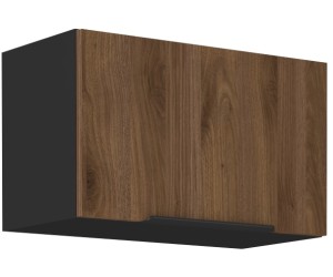 VELO 60 GU-36 1F Küchenhängeschrank, schwarz matt / Nussbaum Okapi