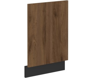 VELO ZM 570x446 Geschirrspülerfront schwarz matt / Nussbaum Okapi