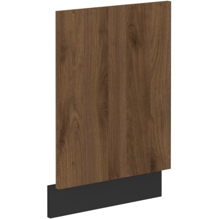 VELO ZM 570x446 Geschirrspülerfront schwarz matt / Nussbaum Okapi