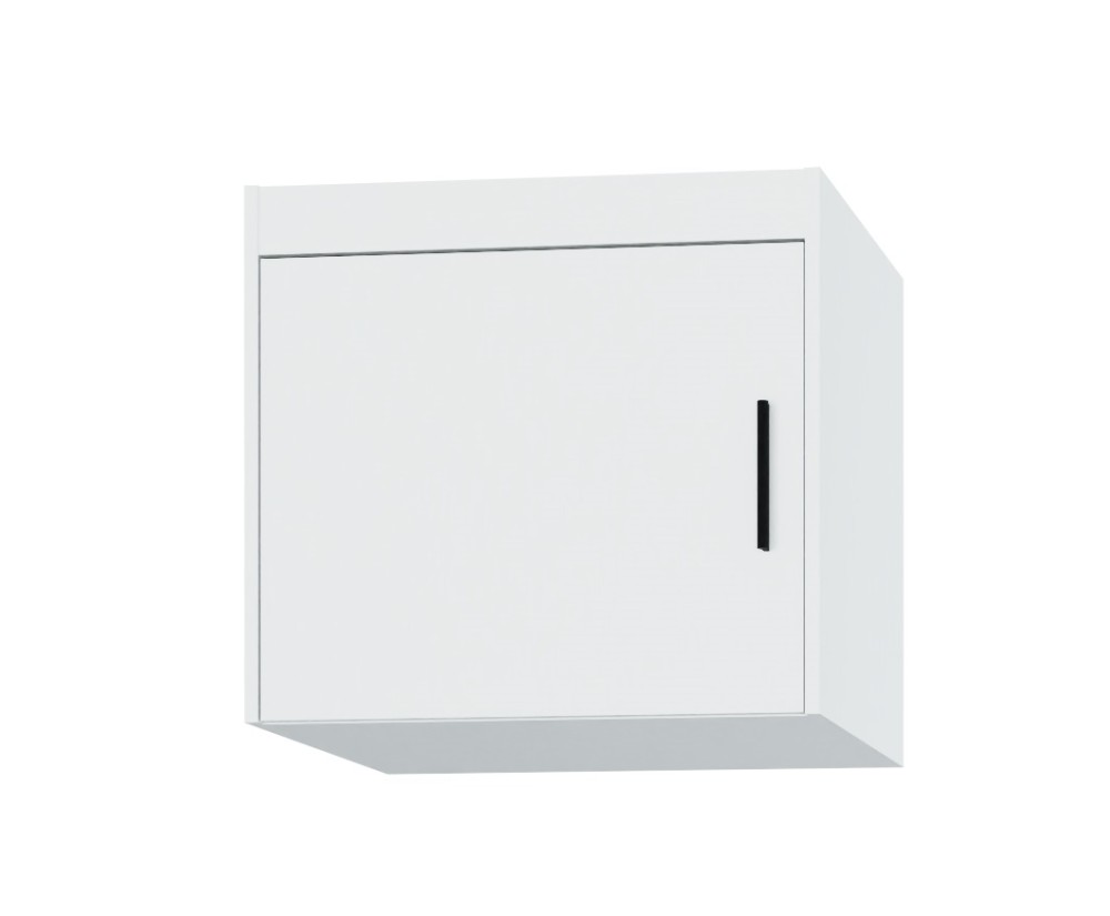 Schrankaufsatz 1-türig, weiß, SELENA