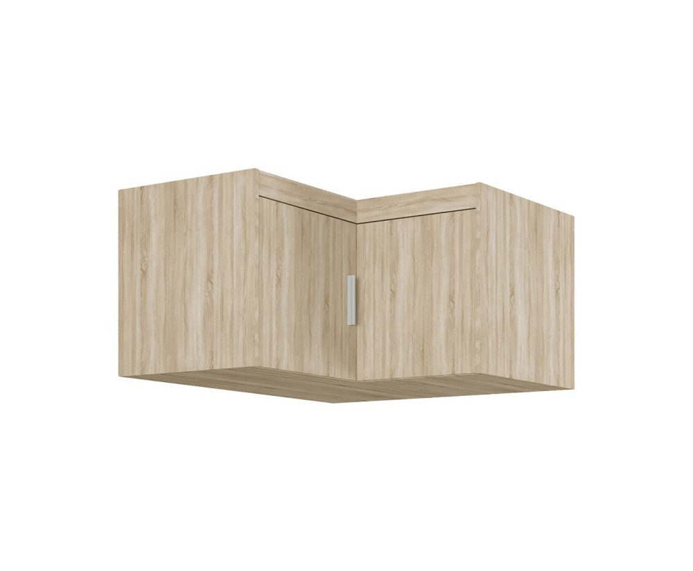 Schrankaufsatz 2-türig für Eckschrank, Eiche Sonoma, SELENA