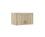 Schrankaufsatz 2-türig, Eiche Sonoma, SELENA