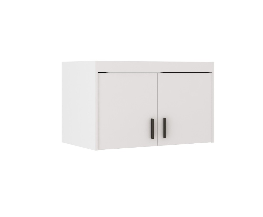 Schrankaufsatz 2-türig, weiß, SELENA