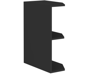 ARMONIA 30 D ZAK BB Küchenunterschrank, Seitenregal, schwarz matt