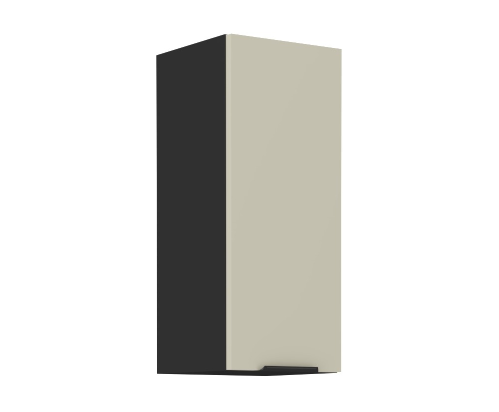 ARMONIA 30 G-72 1F Küchenhängeschrank, schwarz matt / cashmere