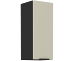 ARMONIA 30 G-72 1F Küchenhängeschrank, schwarz matt / cashmere