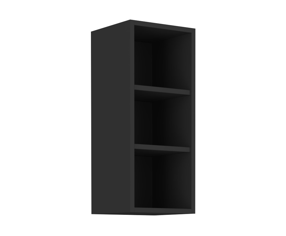 ARMONIA 30 G-72 OTW Küchenhängeschrank, Hängeregal, schwarz matt