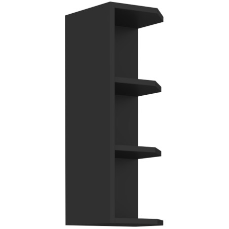 ARMONIA 30 G-72 ZAK Küchenhängeschrank, Hängeregal, Seitenregal, schwarz matt