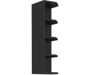 ARMONIA 30 G-90 ZAK Küchenhängeschrank, Hängeregal, Seitenregal, schwarz matt