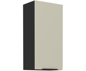 ARMONIA 40 G-90 1F Küchenhängeschrank, schwarz matt / cashmere